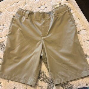 Under Armour Tan Flat Front Shorts Classic Design